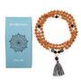 Rudraksha Crystal Mala Necklace | Self Confidence, thumbnail 1 of 3
