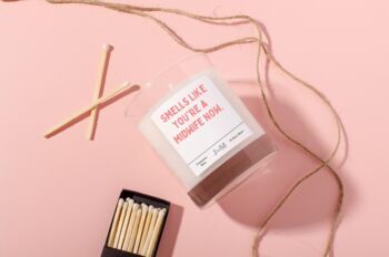 Qualified Midwife Graduation Candle Gift For Her, 3 of 6