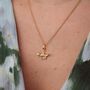 18ct Gold T Rex Dinosaur Charm Necklace, thumbnail 3 of 6