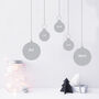 Personalised Christmas Family Tree Wall Stickers, thumbnail 2 of 3