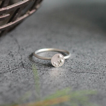 Circle Stacking Ring In Recycled Sterling Silver, 3 of 5