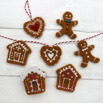 Needle Felting Kit Gingerbread, 10 of 12