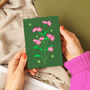 Delicate Floral Card Green, thumbnail 2 of 2