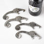 Personalised 11th Anniversary Steel Mythical Wolf Bottle Opener, thumbnail 5 of 11