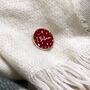 'I Believe' Red Enamel Pin Badge, thumbnail 10 of 12