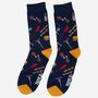 Men's Barbeque Grill BBQ Food Bamboo Socks, thumbnail 1 of 4