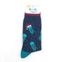 Men's Bamboo Socks Christmas Jellyfish, thumbnail 5 of 5