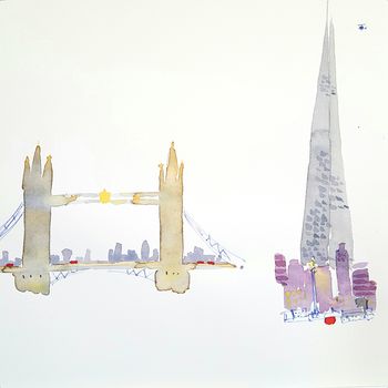 London Skyline Limited Edition Giclee Print, 6 of 7