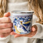 St Ives Harbour Cornwall Enamel Printed Mug, thumbnail 1 of 3