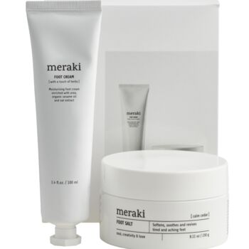 Gift Set Meraki Foot Scrub And Lotion, 3 of 3