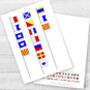 Mother's Day Signal Flags Card, thumbnail 1 of 2