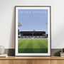 Fulham Fc Craven Cottage From The Centre Circle Poster, thumbnail 1 of 7