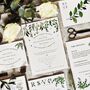 Greenery Botanical Wedding Stationery, thumbnail 4 of 12