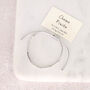 Silver 925 Cancer Support Chemo Finito Morse Code Bracelet, thumbnail 2 of 7