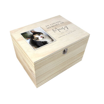 Personalised In Loving Memory Pet Photo Keepsake Box, 10 of 10