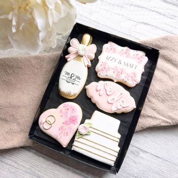 Personalised Wedding Biscuit Gift Box, 2 of 6