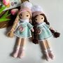 Handmade Crochet Doll For Kids, Birthday Gift For Girls, thumbnail 8 of 9