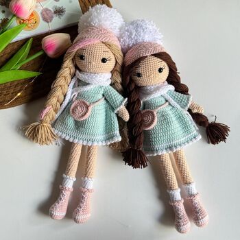 Handmade Crochet Doll For Kids, Birthday Gift For Girls, 8 of 9