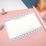 Personalised Moroccan Tiles Correspondence Cards, thumbnail 6 of 9