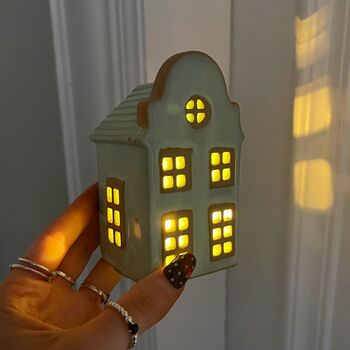 LED Green Light Up House Decoration, 6 of 9