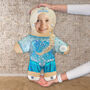 Princess Ice Blue Dress Personalised Mini Me® Doll, thumbnail 3 of 3