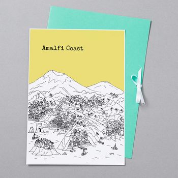Personalised Amalfi Coast Print, 10 of 10