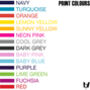 Personalised Modern Font Name Colours Tote Bag, thumbnail 5 of 6