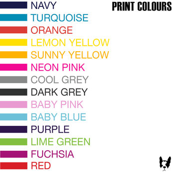 Personalised Modern Font Name Colours Tote Bag, 5 of 6