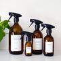Amber Spray Bottle With Personalised Label, thumbnail 9 of 12