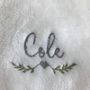 Personalised Embroidered Towelling Womens Bath Robe, thumbnail 5 of 7