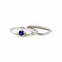 Sapphire Stacking Rings, thumbnail 5 of 6