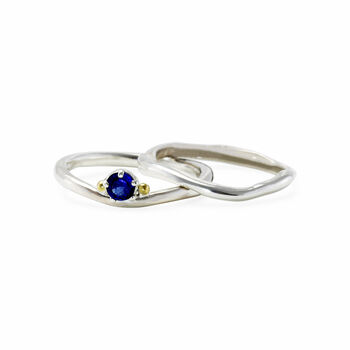 Sapphire Stacking Rings, 5 of 6