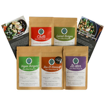 Vegan And Vegetarian Spice Blend Gift Box, 2 of 4