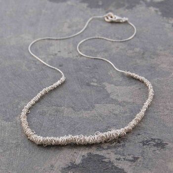 Loops Sterling Silver Drop Earrings, 3 of 8
