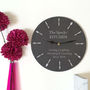 Personalised Slate Kitchen Clock, thumbnail 4 of 7