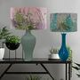 Hedgerow Blush, Pink And Green Floral Lampshade, thumbnail 8 of 9
