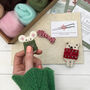 Needle Felting Kit, Cosy Critters. Make Festive Decorations, thumbnail 4 of 9