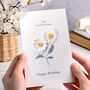 April Birth Flower Card 3D Paper Daisy, thumbnail 1 of 7