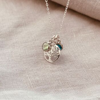 Birthstone Family Tree Necklace, 6 of 7