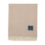 Kendal Long Supersoft Merino Wool Herringbone Blanket, thumbnail 3 of 12