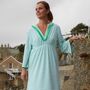 The Immy Tunic White/Apple Towelling Beach Cover Up, thumbnail 1 of 1
