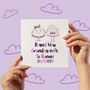Brand New Grandparents New Baby Girl Card, thumbnail 1 of 3