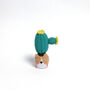 Small Interactive Crochet Cactus And Pot, thumbnail 3 of 9
