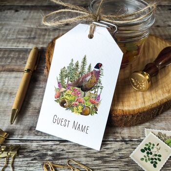 Woodland Animals Place Card Luggage Tags, 10 of 12