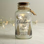 Personalised Christmas Tree LED Glass Jar Light, thumbnail 5 of 6