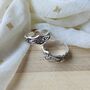 Adjustable Silver Midi Band Dainty Zehen Toe Ring Set, thumbnail 5 of 5