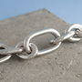 Thick Chunky Chain Bracelets In Gold And Silver Plate, thumbnail 8 of 8