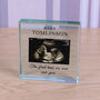 Personalised Baby Scan Glass Token, thumbnail 3 of 3