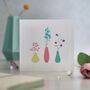Luxury Handmade Floral Greetings Card Pack Of Four, thumbnail 2 of 5
