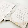 Marble And Foil Invitation Suite, thumbnail 3 of 6